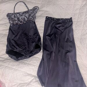 Elegant Black Women's Intimate Set